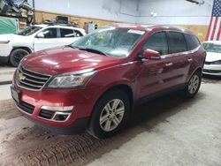 Salvage cars for sale at Kincheloe, MI auction: 2014 Chevrolet Traverse LT