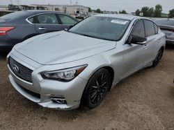 Salvage cars for sale at Elgin, IL auction: 2015 Infiniti Q50 Base