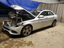 Salvage cars for sale at Tifton, GA auction: 2015 Mercedes-Benz C300