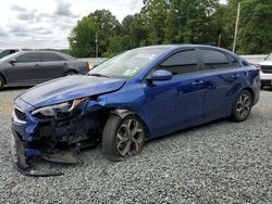 Salvage cars for sale from Copart Concord, NC: 2020 KIA Forte FE