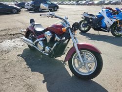 Salvage motorcycles for sale at New Britain, CT auction: 2010 Honda VT1300 CR