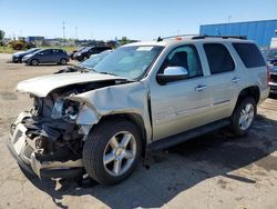 Salvage cars for sale at Woodhaven, MI auction: 2014 Chevrolet Tahoe K1500 LTZ