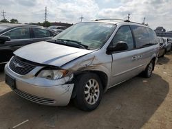 Salvage cars for sale at Dyer, IN auction: 2003 Chrysler Town & Country EX