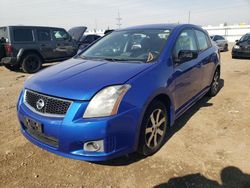 Salvage cars for sale at Dyer, IN auction: 2012 Nissan Sentra 2.0
