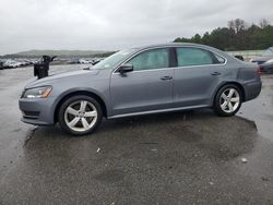 Volkswagen salvage cars for sale: 2013 Volkswagen Passat SE