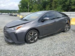 Salvage cars for sale from Copart Concord, NC: 2020 Toyota Prius L