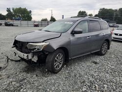 Nissan salvage cars for sale: 2015 Nissan Pathfinder S