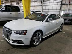 Salvage cars for sale at Woodburn, OR auction: 2014 Audi S5 Premium Plus