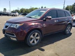 Salvage cars for sale from Copart Brighton, CO: 2012 Acura MDX Technology