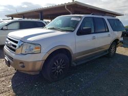 Ford Expedition el xlt salvage cars for sale: 2012 Ford Expedition EL XLT