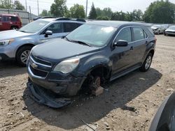 Salvage cars for sale at Lansing, MI auction: 2013 Chevrolet Equinox LS
