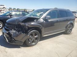 Salvage cars for sale at Grand Prairie, TX auction: 2019 Dodge Journey Crossroad