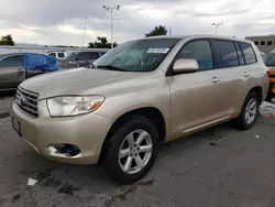 Salvage cars for sale at Littleton, CO auction: 2008 Toyota Highlander