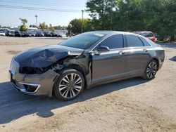 Lincoln mkz salvage cars for sale: 2017 Lincoln MKZ Select