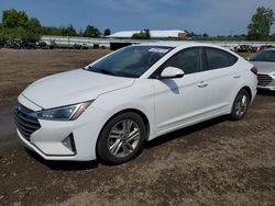 Salvage cars for sale at Columbia Station, OH auction: 2019 Hyundai Elantra SEL