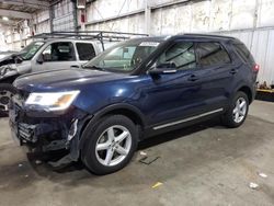 Salvage cars for sale at Woodburn, OR auction: 2017 Ford Explorer XLT