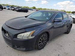 Salvage cars for sale from Copart San Antonio, TX: 2012 Nissan Maxima S