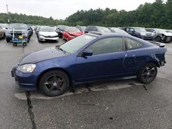 Salvage cars for sale at Exeter, RI auction: 2004 Acura RSX