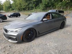 Salvage cars for sale at Marlboro, NY auction: 2016 BMW 750 XI