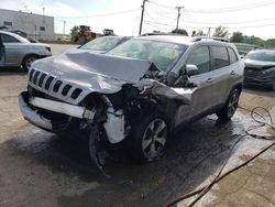 Salvage cars for sale from Copart Chicago Heights, IL: 2019 Jeep Cherokee Limited