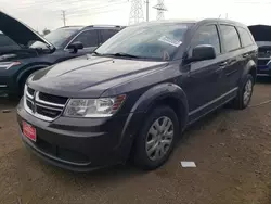 Salvage cars for sale at Dyer, IN auction: 2014 Dodge Journey SE