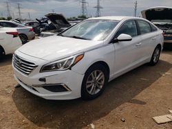 Salvage cars for sale at Dyer, IN auction: 2015 Hyundai Sonata SE
