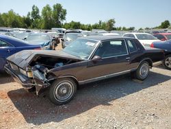 Chevrolet salvage cars for sale: 1987 Chevrolet Monte Carlo