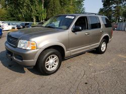 Salvage cars for sale from Copart Portland, OR: 2002 Ford Explorer XLT