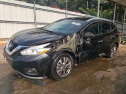 Salvage cars for sale at Austell, GA auction: 2017 Nissan Murano S