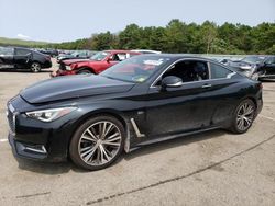 Salvage cars for sale from Copart Brookhaven, NY: 2017 Infiniti Q60 Premium