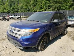 Salvage cars for sale at Waldorf, MD auction: 2013 Ford Explorer