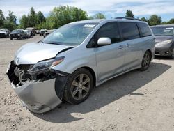 Salvage cars for sale from Copart Portland, OR: 2015 Toyota Sienna Sport