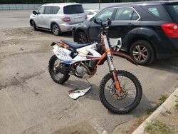 Salvage motorcycles for sale at Glassboro, NJ auction: 2018 KTM 450 EXC-F SIX Days