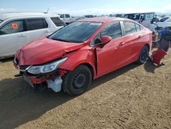 Chevrolet Cruze LS salvage cars for sale: 2017 Chevrolet Cruze LS