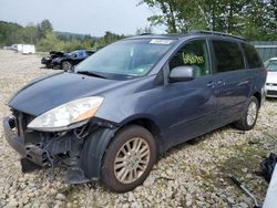 Salvage cars for sale from Copart Candia, NH: 2008 Toyota Sienna XLE