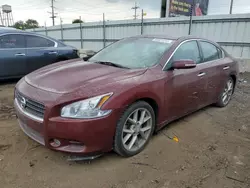 Salvage cars for sale at Dyer, IN auction: 2011 Nissan Maxima S