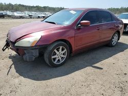 Salvage cars for sale at Harleyville, SC auction: 2004 Honda Accord EX