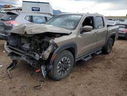 Salvage cars for sale at Colorado Springs, CO auction: 2022 Nissan Frontier S