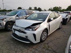 Salvage cars for sale from Copart Woodhaven, MI: 2022 Toyota Prius Night Shade