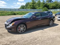 Salvage cars for sale at Davison, MI auction: 2016 Maserati Quattroporte S