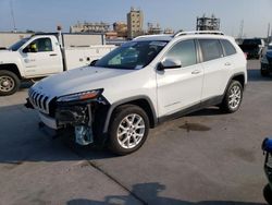 Salvage cars for sale from Copart New Orleans, LA: 2017 Jeep Cherokee Latitude