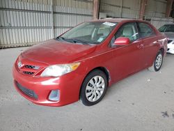 Salvage cars for sale from Copart Greenwell Springs, LA: 2012 Toyota Corolla Base