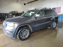 Salvage cars for sale at Portland, MI auction: 2017 Jeep Grand Cherokee Limited