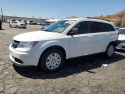 Salvage cars for sale from Copart Colton, CA: 2013 Dodge Journey SE