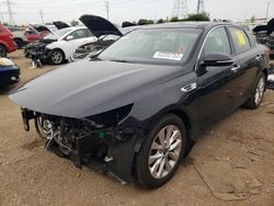 KIA Optima EX Vehiculos salvage en venta: 2016 KIA Optima EX