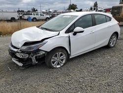 Chevrolet Cruze LT salvage cars for sale: 2019 Chevrolet Cruze LT