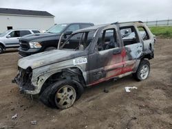 Salvage cars for sale from Copart Portland, MI: 2005 Jeep Liberty Sport
