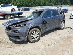 Salvage cars for sale at Gainesville, GA auction: 2016 Jeep Cherokee Latitude