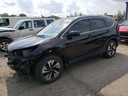 Salvage cars for sale at Duryea, PA auction: 2015 Honda CR-V Touring