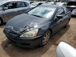 Honda salvage cars for sale: 2005 Honda Accord EX